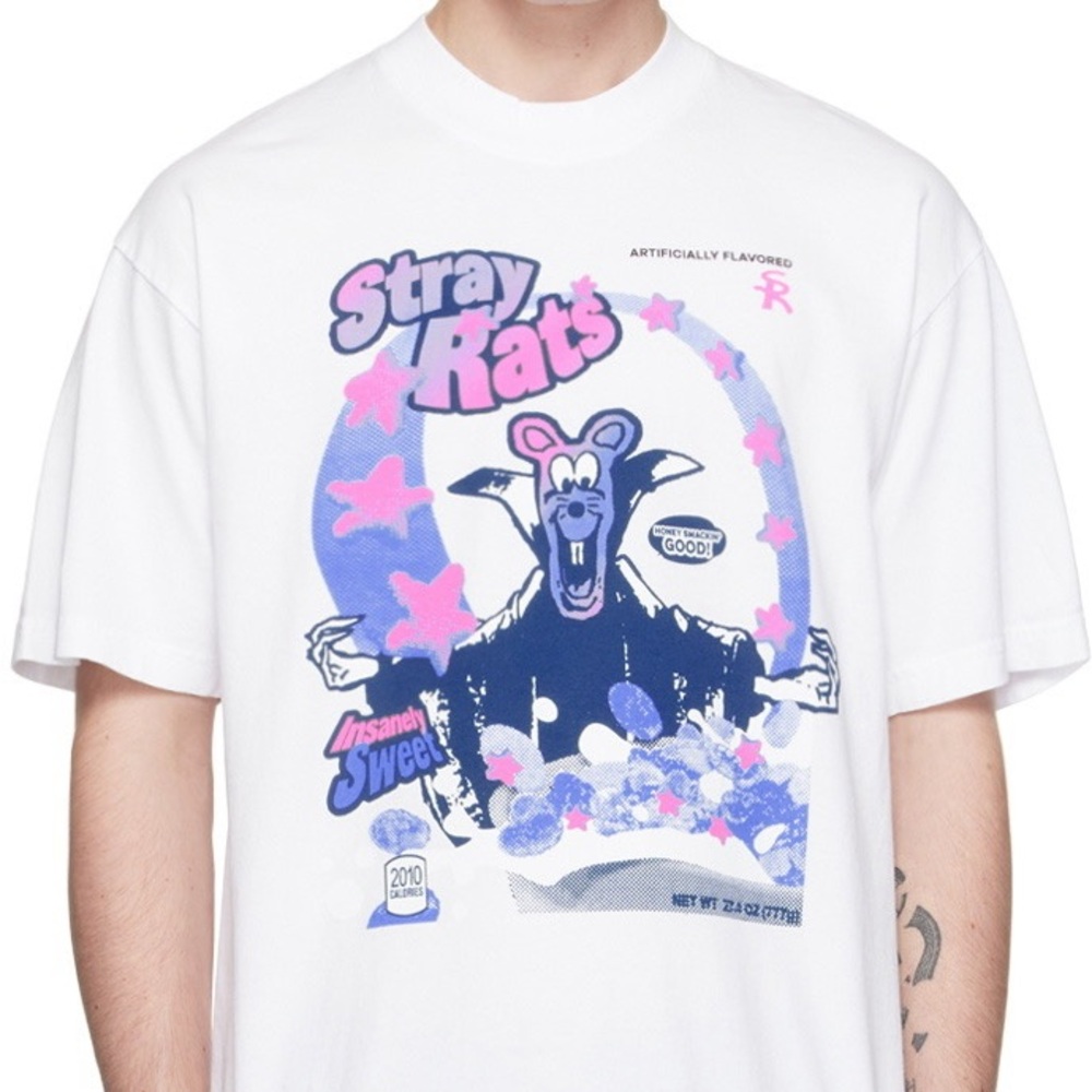 Stray Rats Cereal Tee size XL